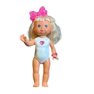 PJ Sparkles: A Charming Blonde Doll with Pink Accessories